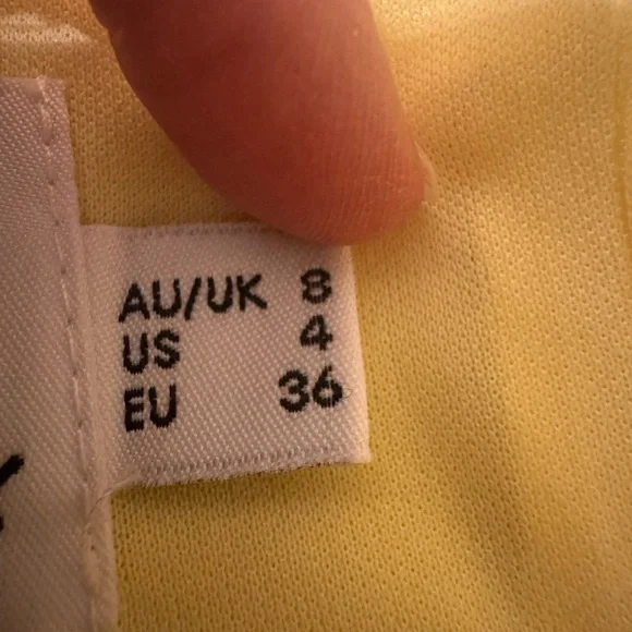 Princess Polly Sunny Yellow Mini Dress - Picture 4 of 4